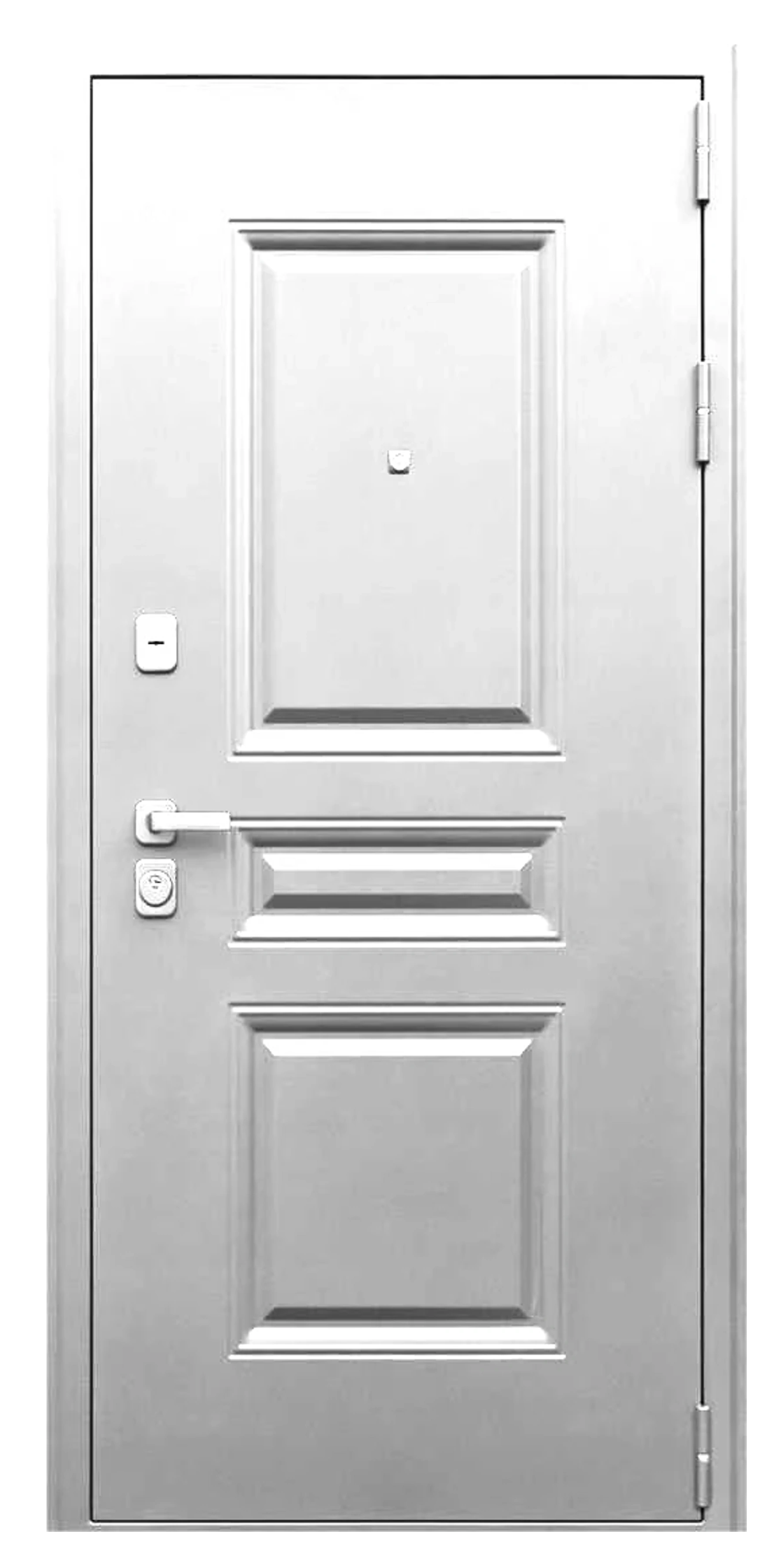 Стальная дверь «Бастион» светло-серый
